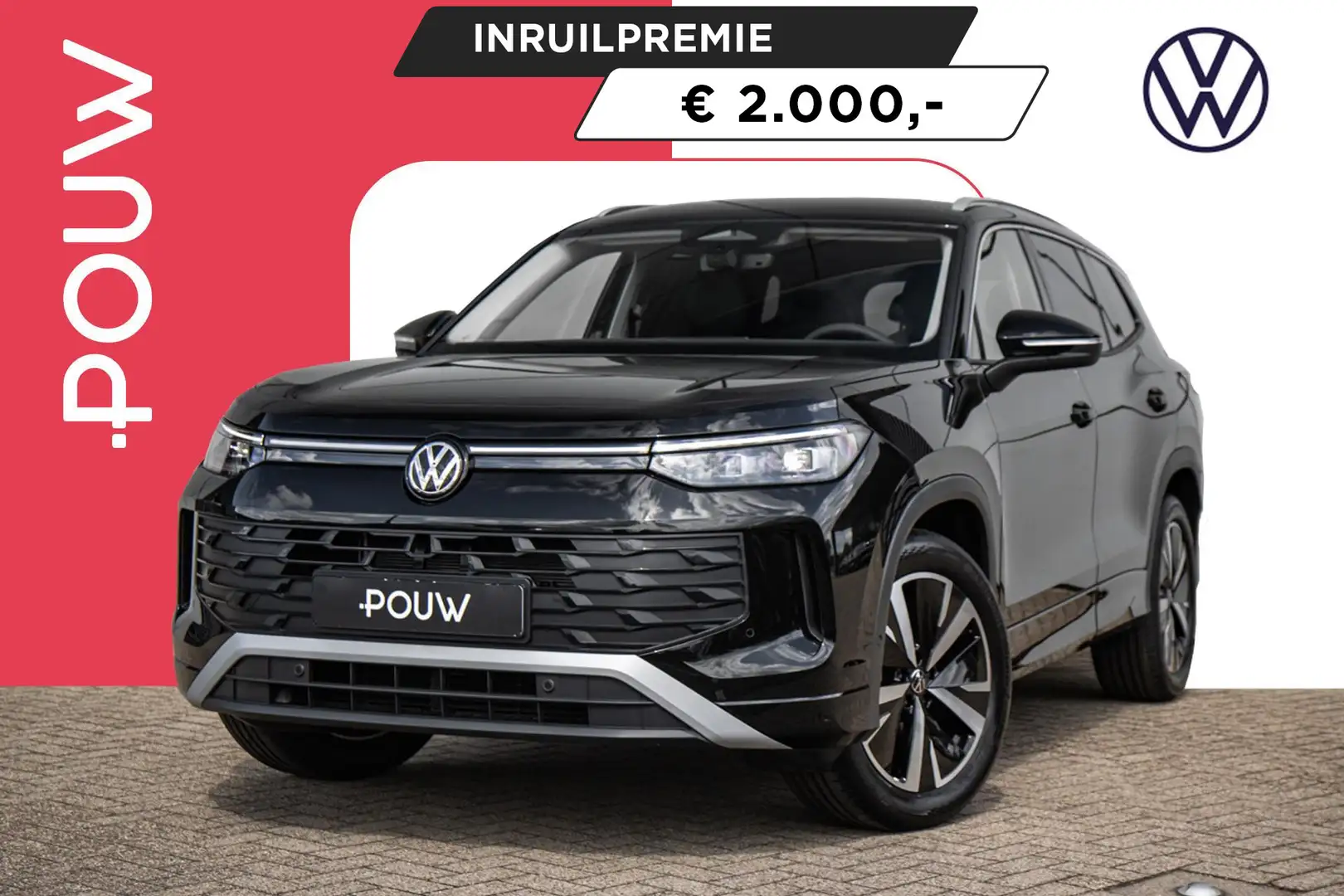 Volkswagen Tayron 1.5 eTSI 150pk Life Edition 7p. | Trekhaak | Stoel Zwart - 1
