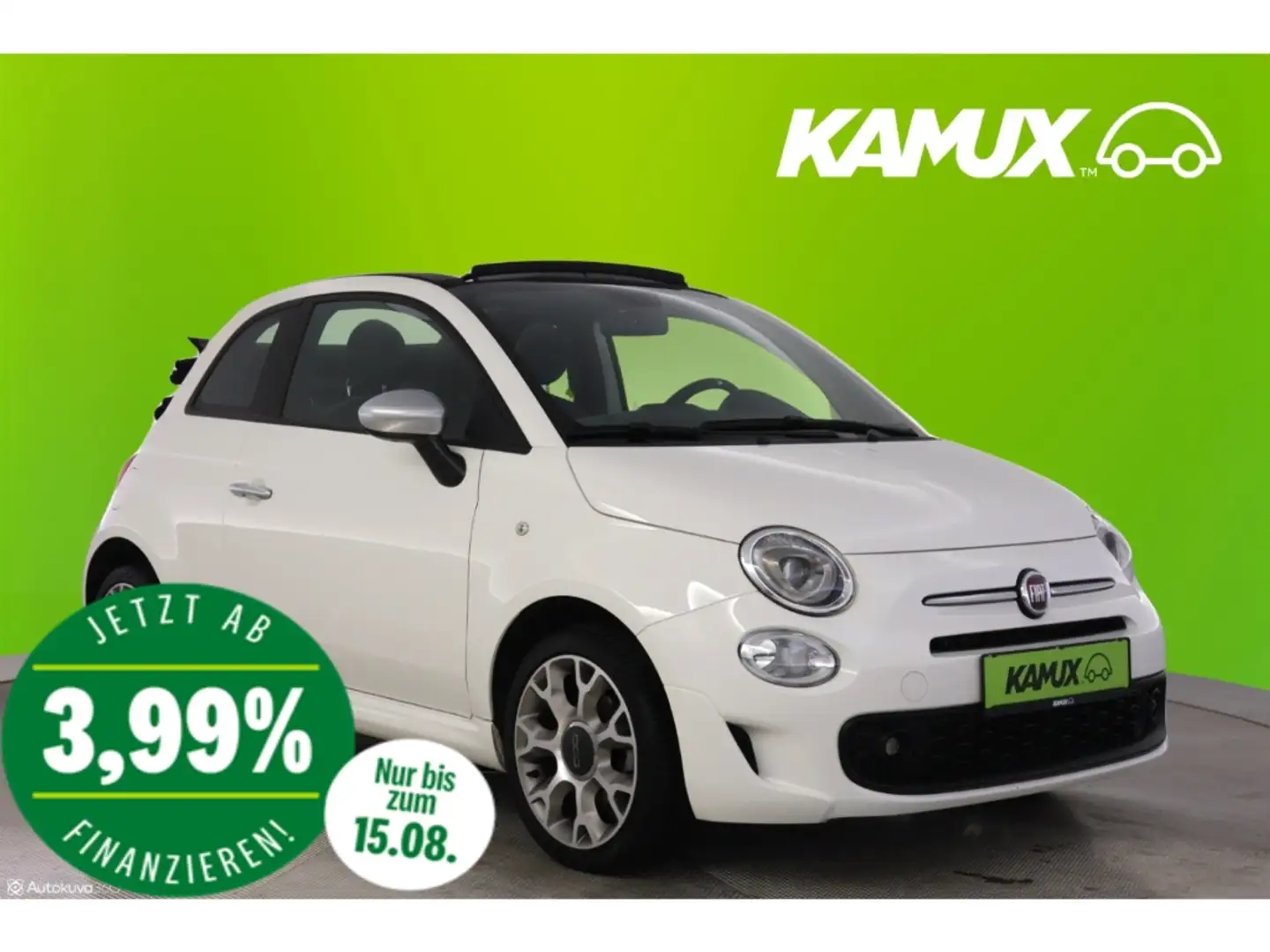Fiat 500C 1.0Mild-Hybrid RockStar S&S+LEDER+CARPLAY Weiß - 1