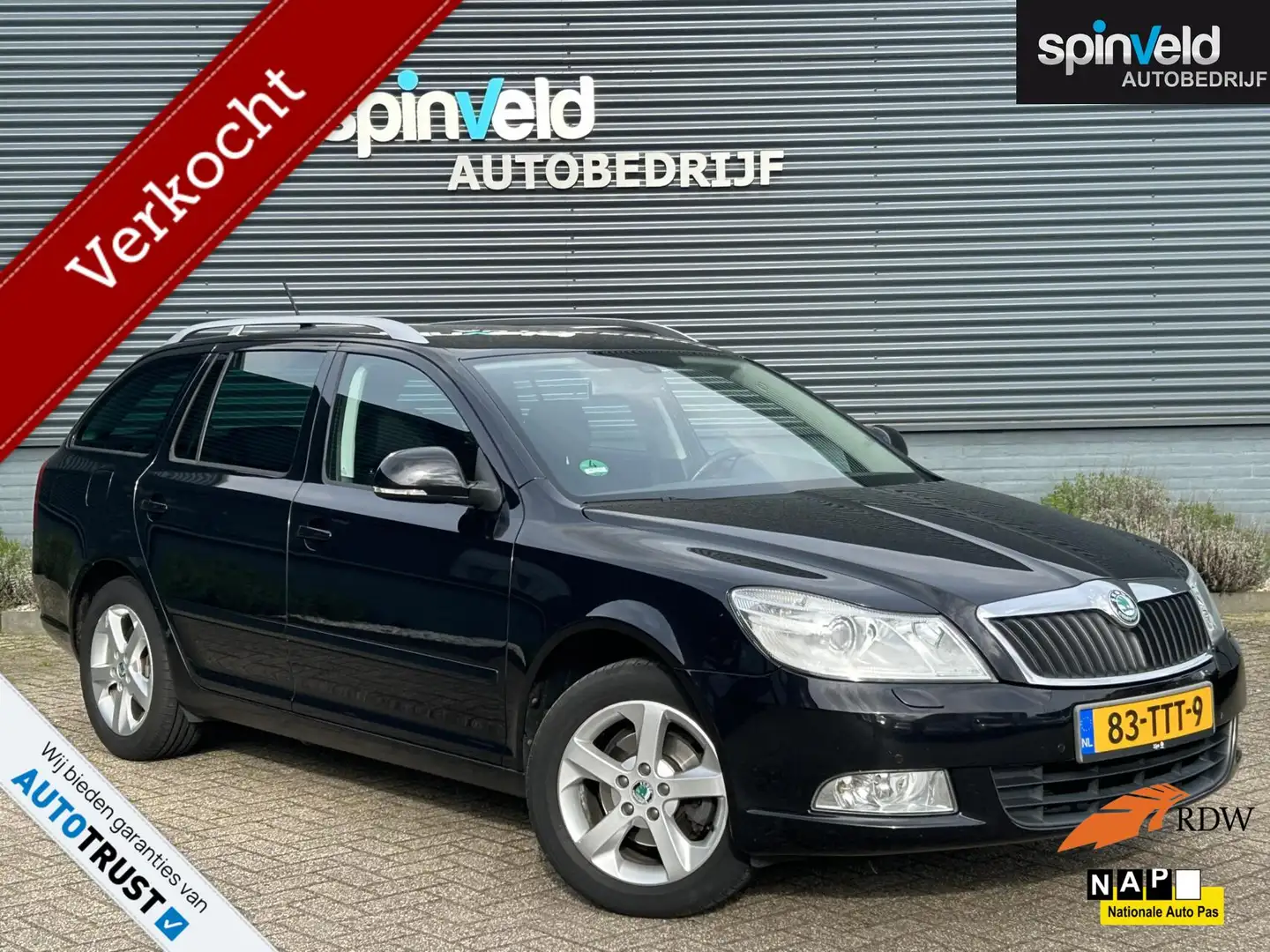 Skoda Octavia Combi 1.4 TSI Business Line BJ’12 NAP NL Navi Crui Zwart - 1