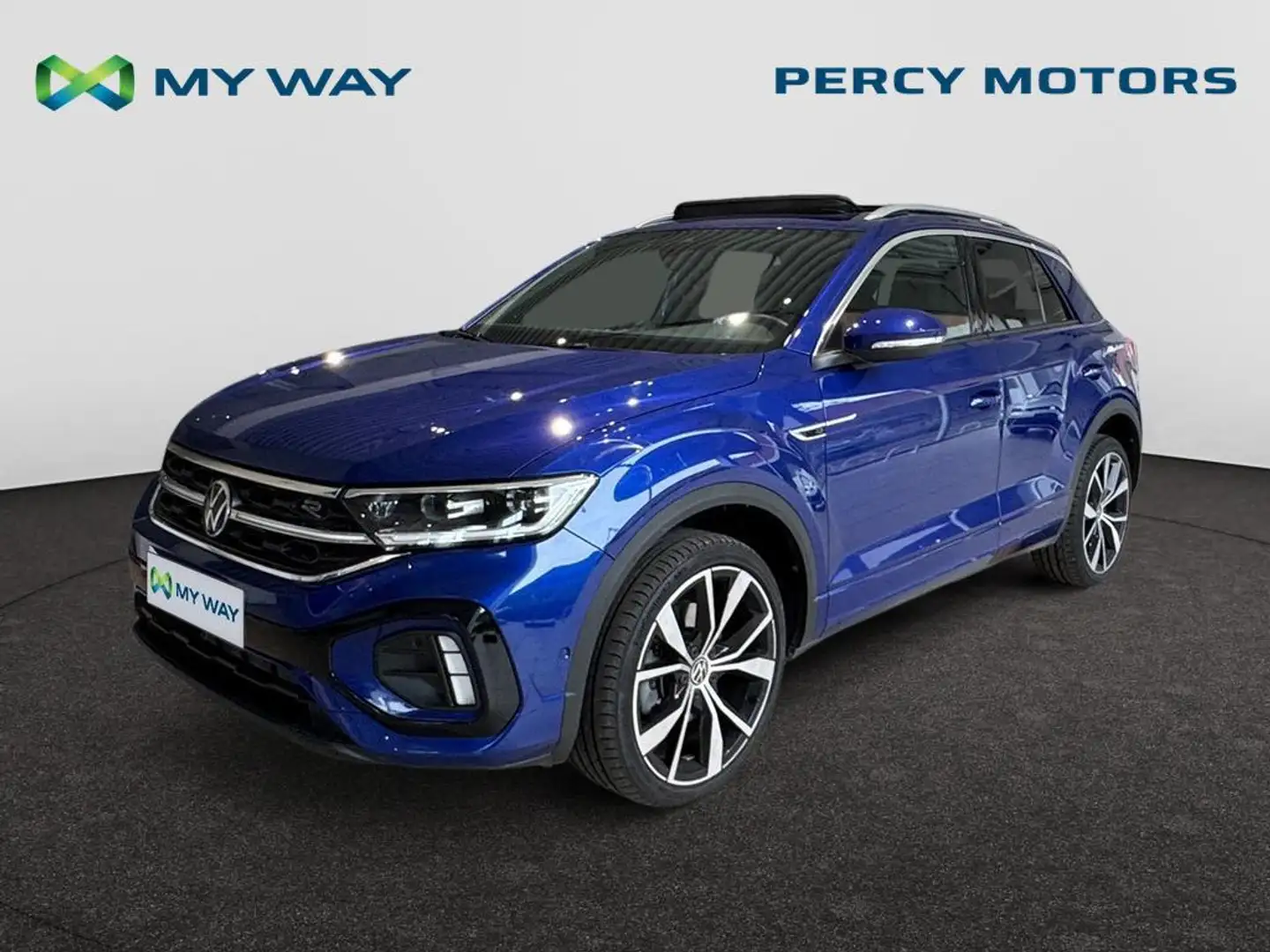 Volkswagen T-Roc T-Roc R-Line Business 110 kW (150 ch) 7 vitesses Bleu - 1