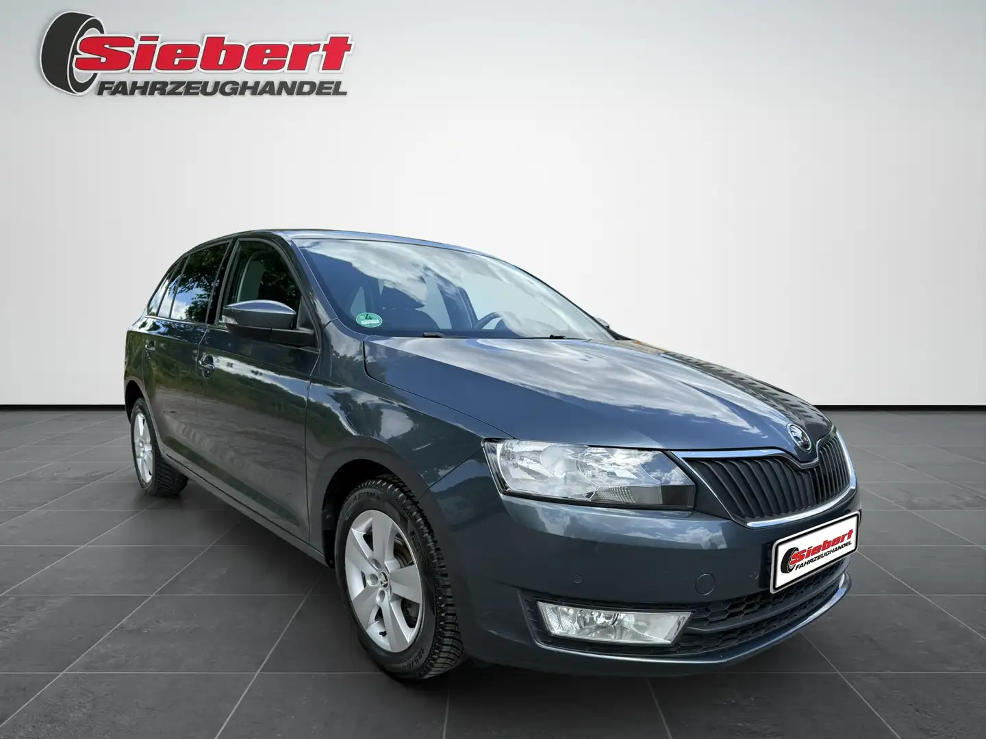 Skoda Rapid/Spaceback Style/PDC/KLIMA/TEMP/SHZ/TÜV*NEU Grau - 1
