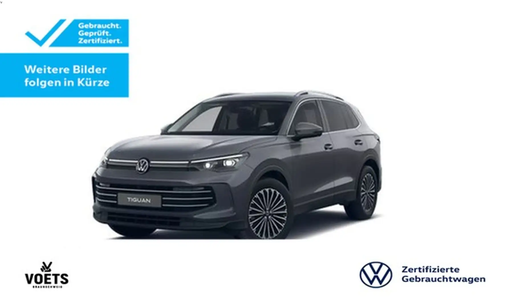 Volkswagen Tiguan Elegance 1.5 eTSI DSG MATRIX-LED+STANDHZG+PDC Grau - 1