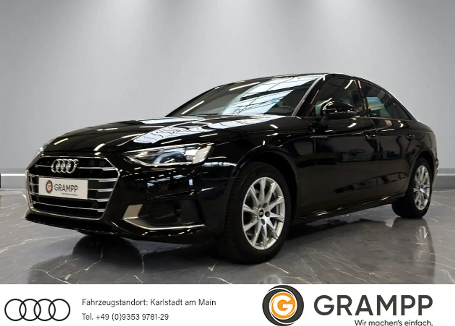 Audi A4 advanced 35 TDI S-tronic +VIRTUAL+ Noir - 1