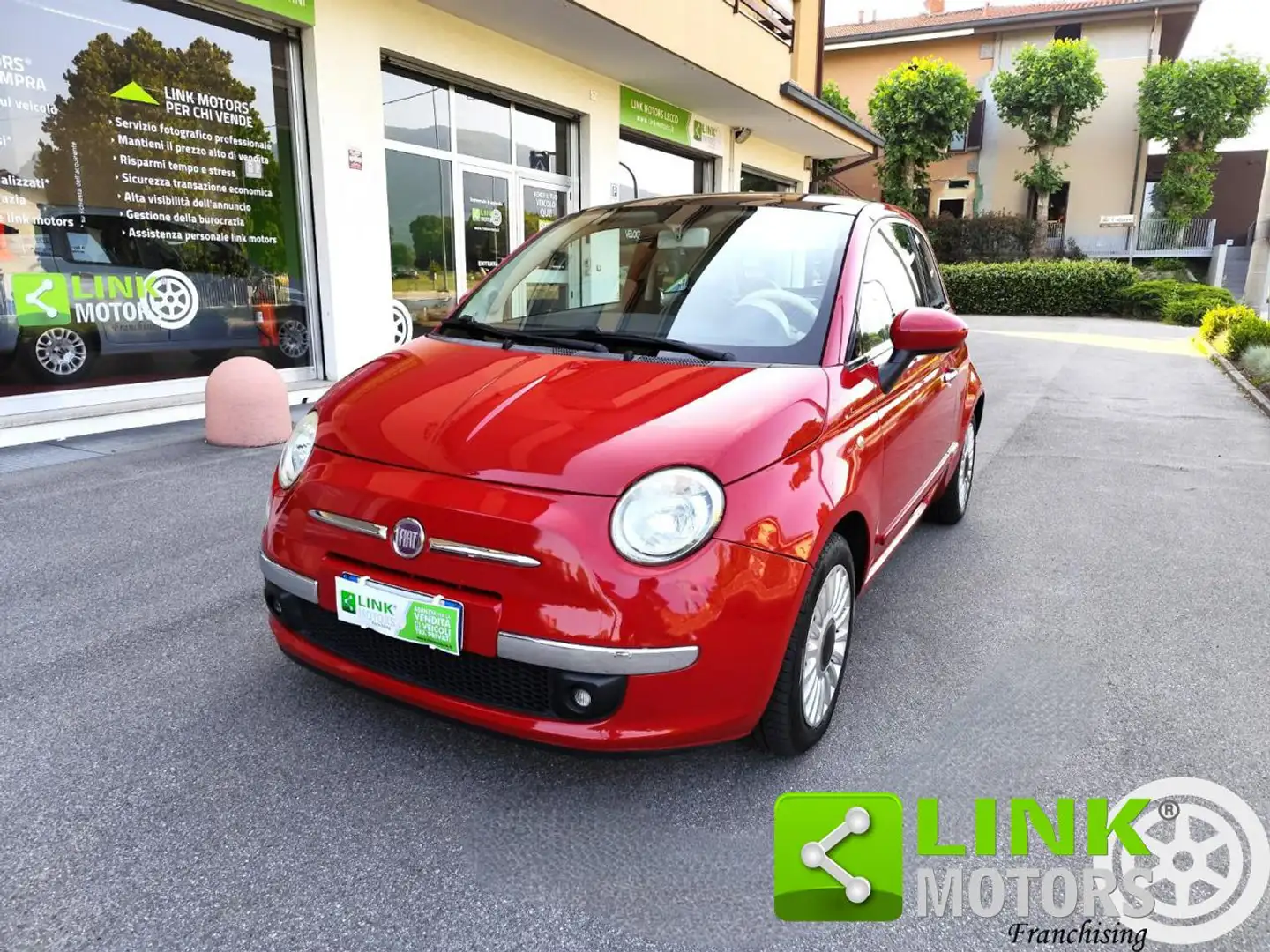 Fiat 500 1.2 Lounge NEOPATENTATI GARANZIA INCLUSA Rosso - 1