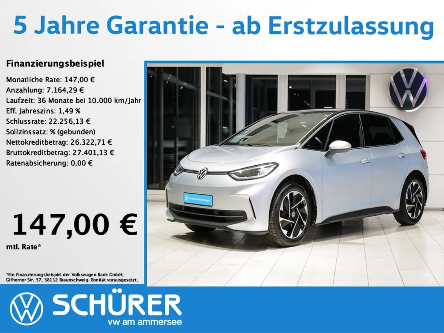 Volkswagen ID.3 Pro AHK Wärmepumpe Matrix Navi Argent - 1