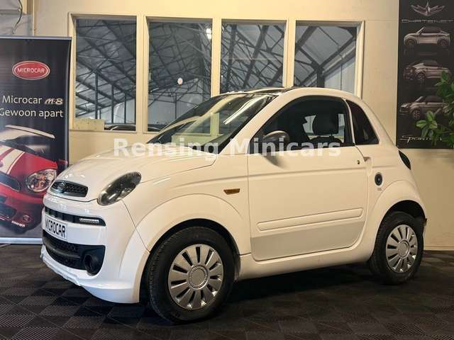 Imagine Microcar Due Weiss 8 PS Fiat 500 Look Mopedauto Minicar