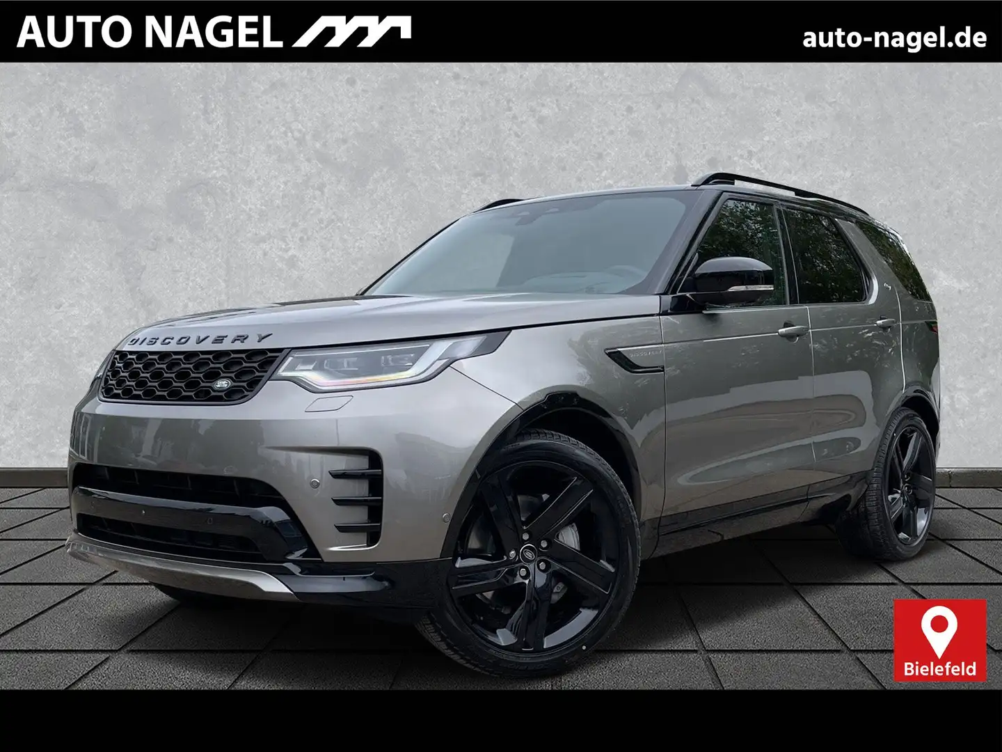 Land Rover Discovery Discovery D300 R-Dyn. HSE 7-Sitze 22" AHK Standh Silber - 1