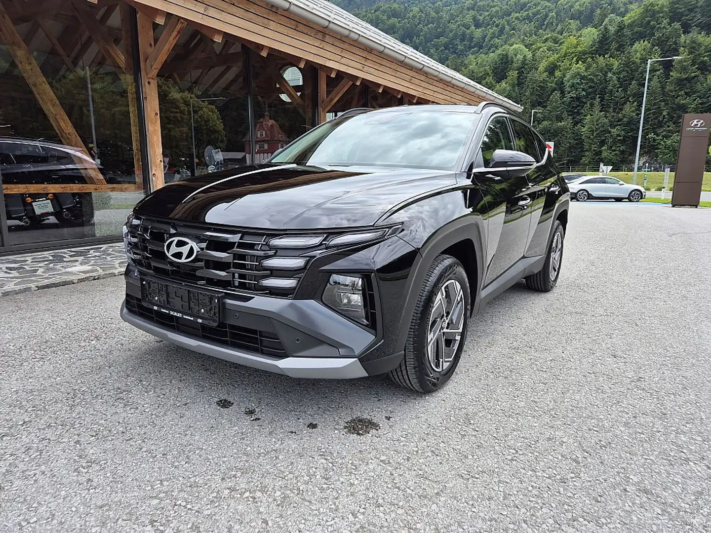 Hyundai TUCSON Tucson 1,6 T-GDI 48V 2WD Jubilé Zwart - 1