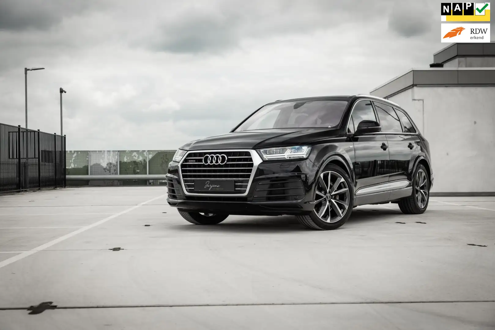 Audi Q7 3.0 TDI Quattro Pro Line + 7p (272pk) 2x S-Line - Zwart - 1