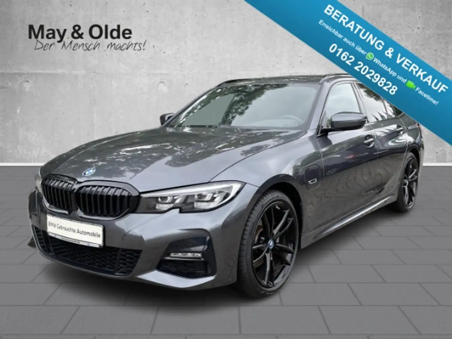 BMW 320 e Touring Sportpaket AHK-klappbar AHK Navi Leder D Grigio - 1