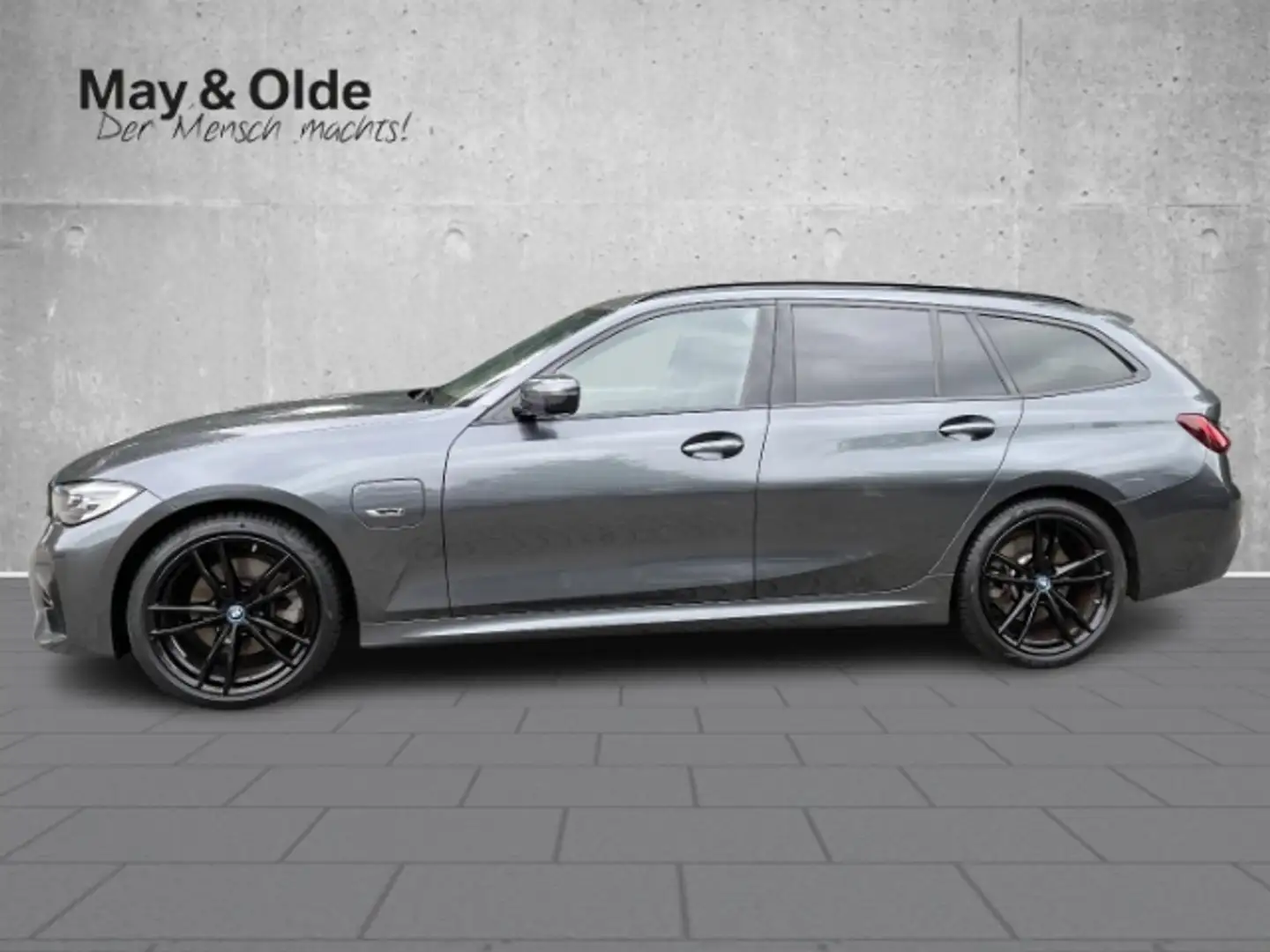 BMW 320 e Touring Sportpaket AHK-klappbar AHK Navi Leder D Grigio - 2