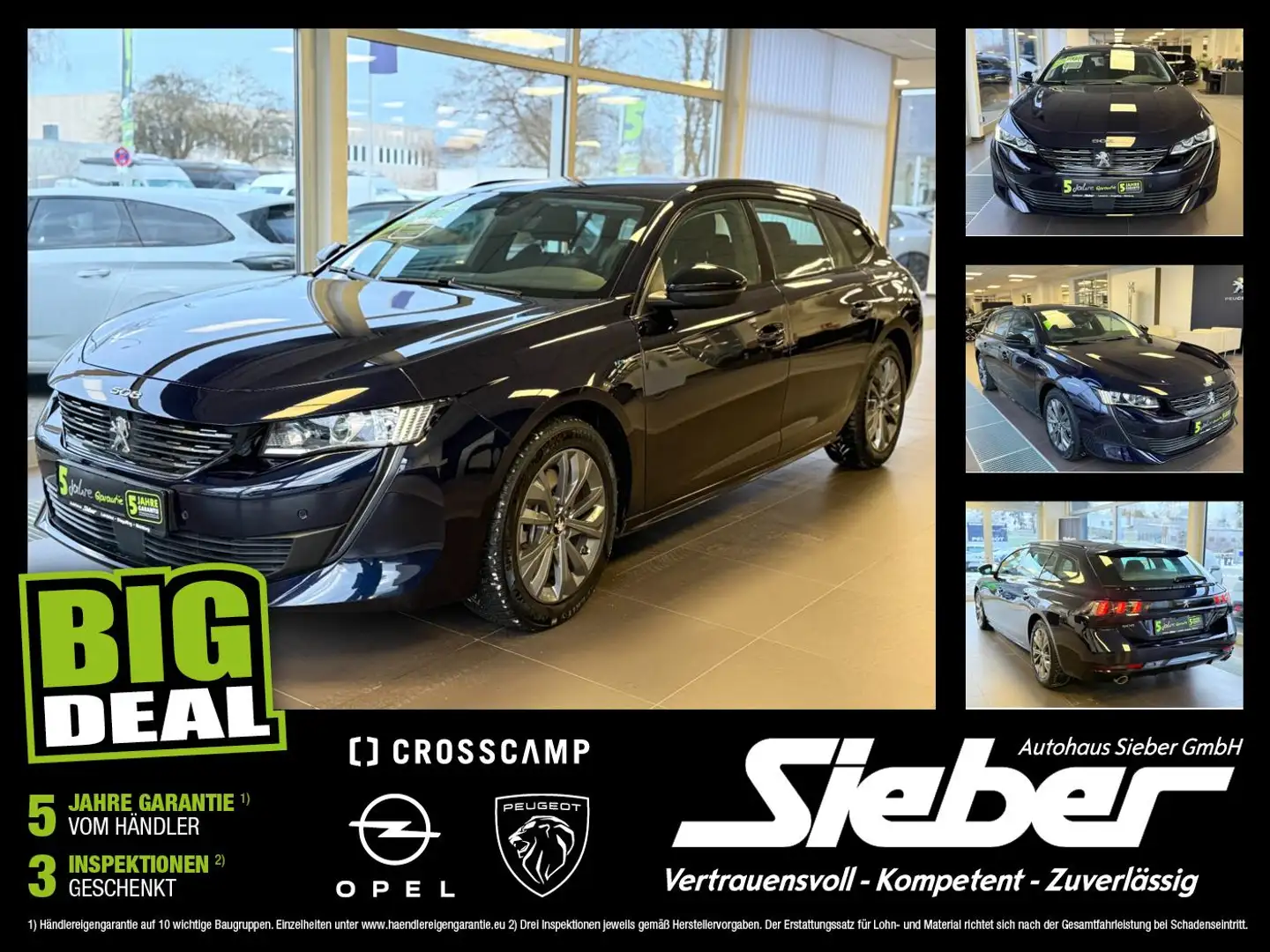 Peugeot 508 SW Active Pack Klima*AHK*DAB*CarPlay*PDC Blau - 1