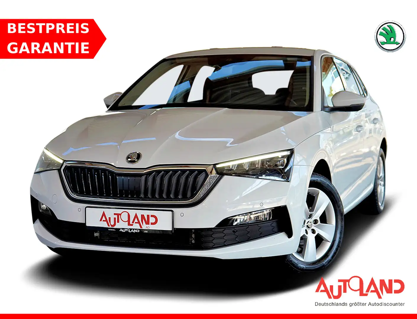 Skoda Scala 1.0 TSI DSG LED Tempomat APPConnect Weiß - 1