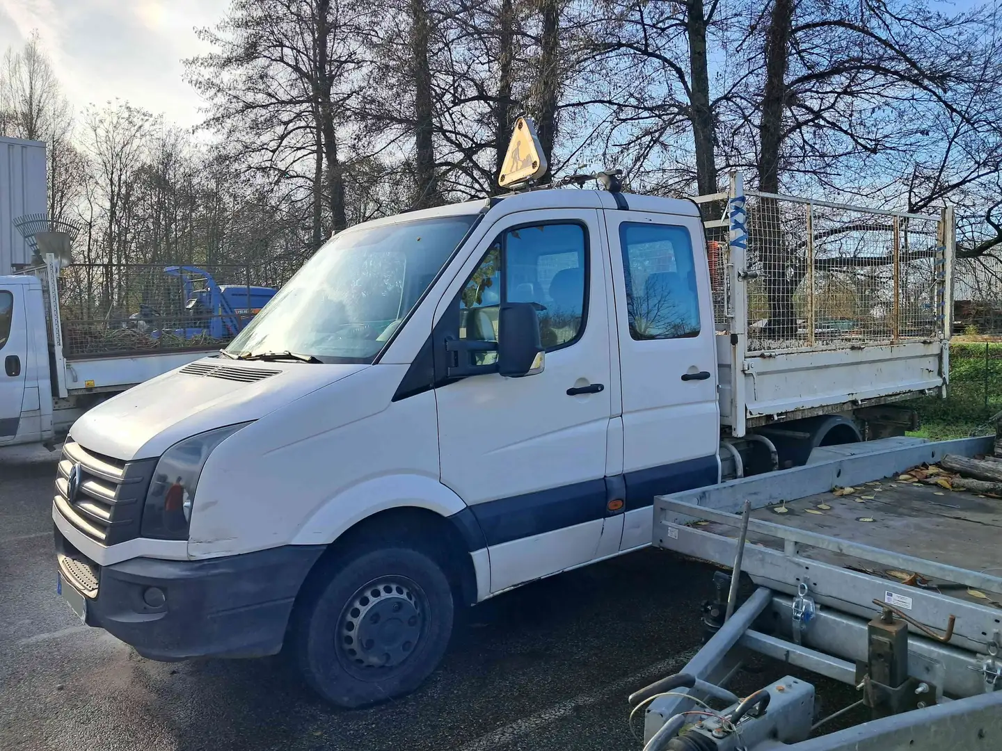 Volkswagen Crafter double-cabine benne 2,0 Tdi 163 Weiß - 2