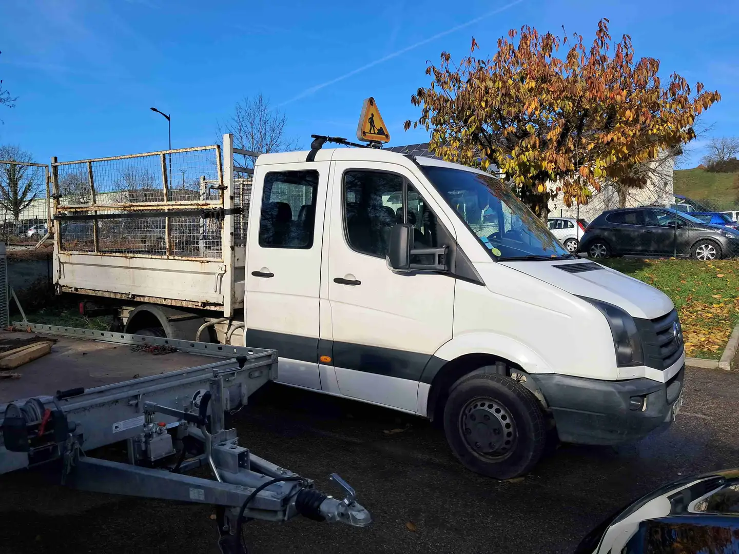 Volkswagen Crafter double-cabine benne 2,0 Tdi 163 Weiß - 1
