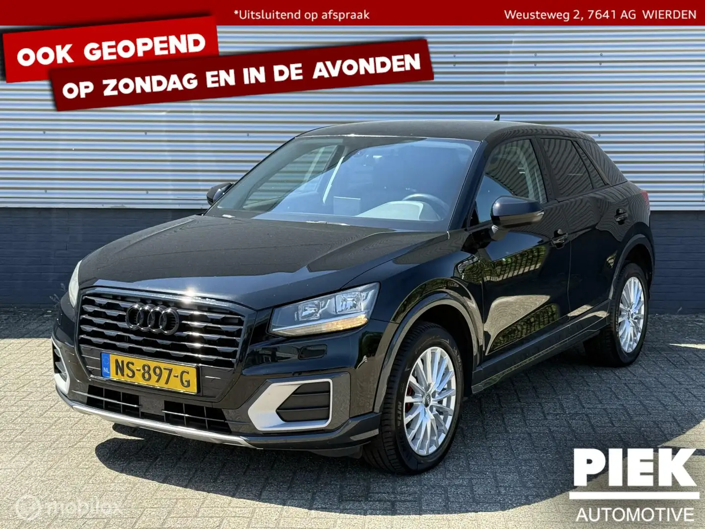 Audi Q2 1.4 TFSI CoD Sport Pro Line Zwart - 1