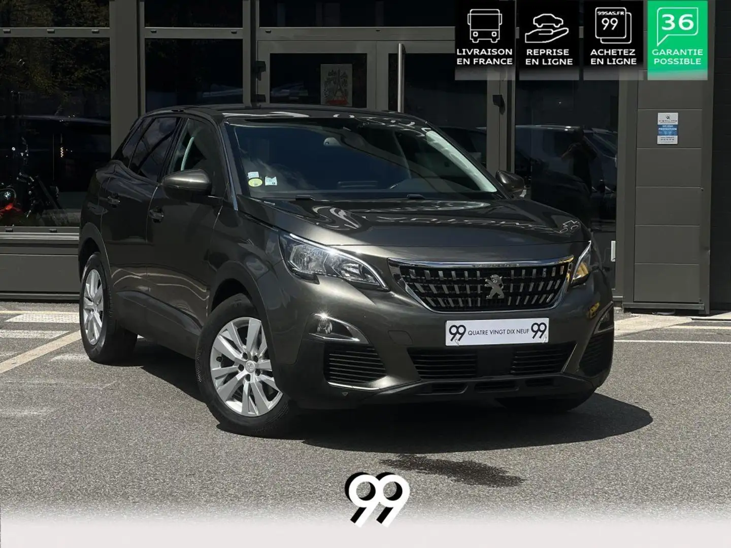 Peugeot 3008 1.5 BlueHDi S&S 130 BV EAT8 II 2016 Active Busines Gris - 1