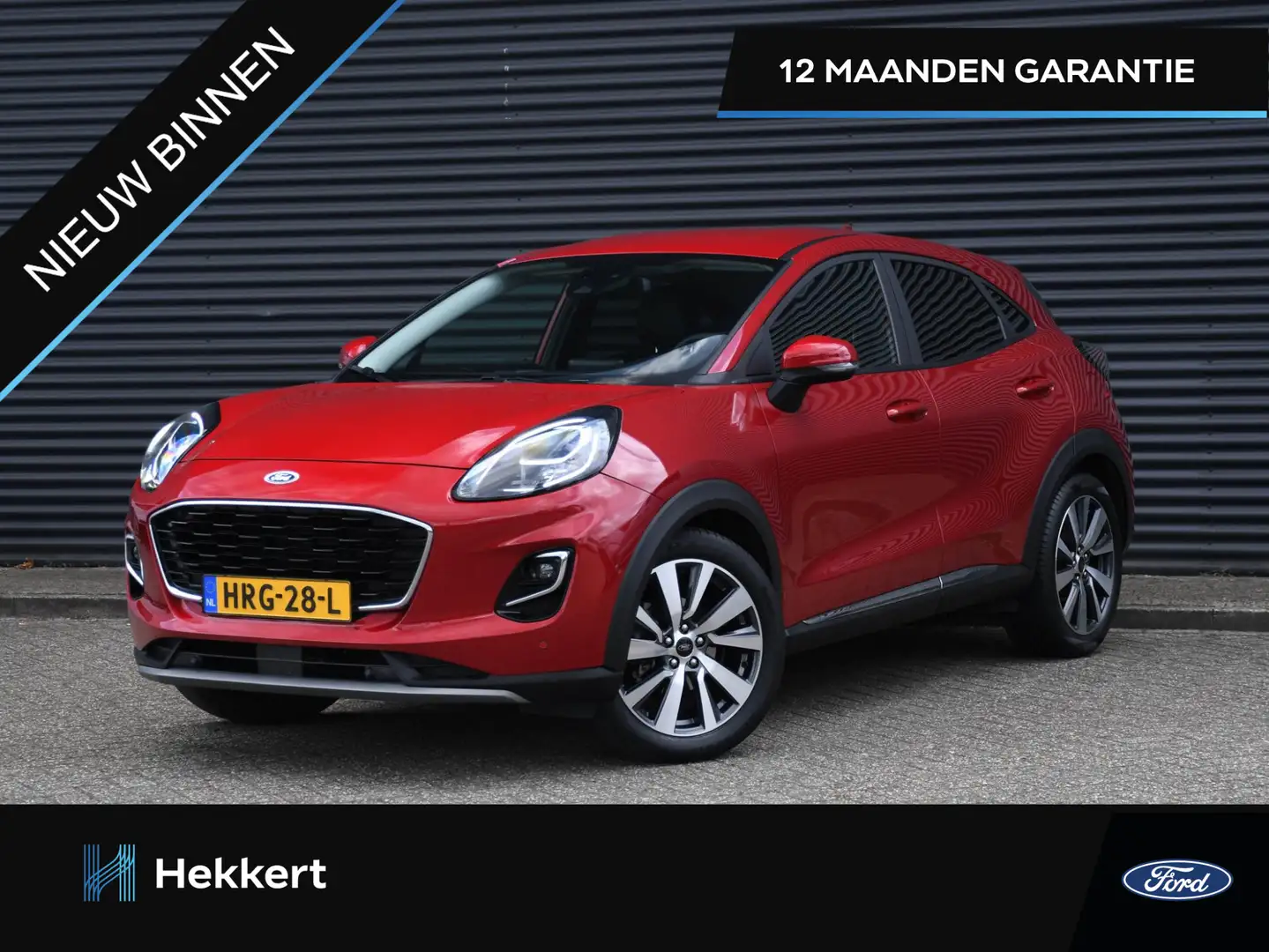 Ford Puma Titanium X 1.0 EcoBoost Hybrid 125pk Automaat WINT Rood - 1