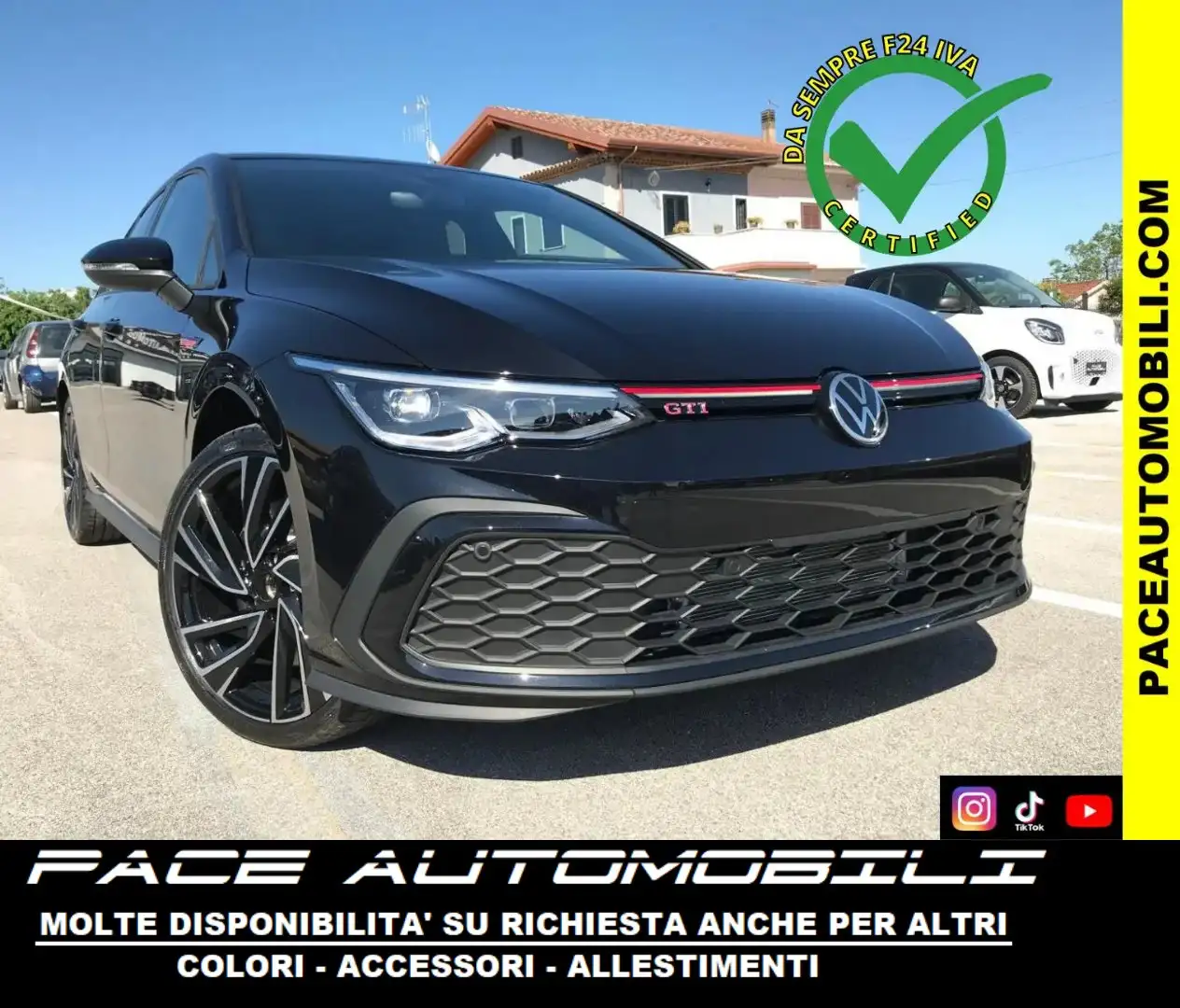 Volkswagen Golf GTI GTI CERCHI 19 NAVI KAMERA PDC DSG SIDE ASSIST LED Nero - 1