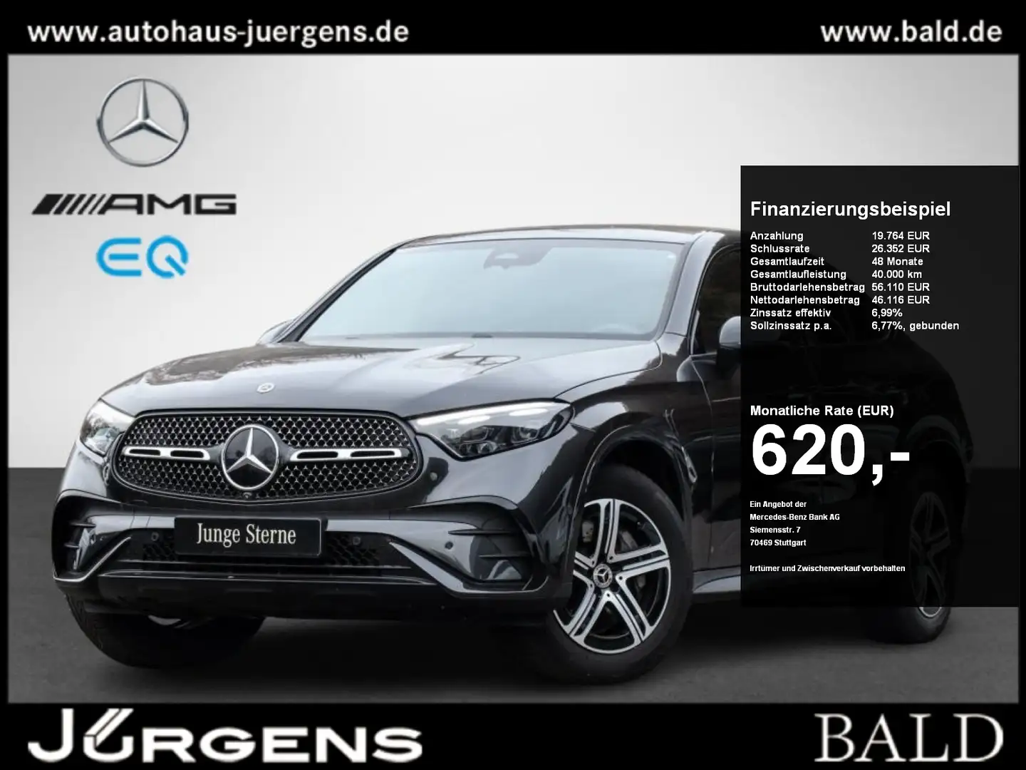Mercedes-Benz GLC 300 4MATIC Coupé AMG-Sport+Burm+Pano+Digital Grau - 1