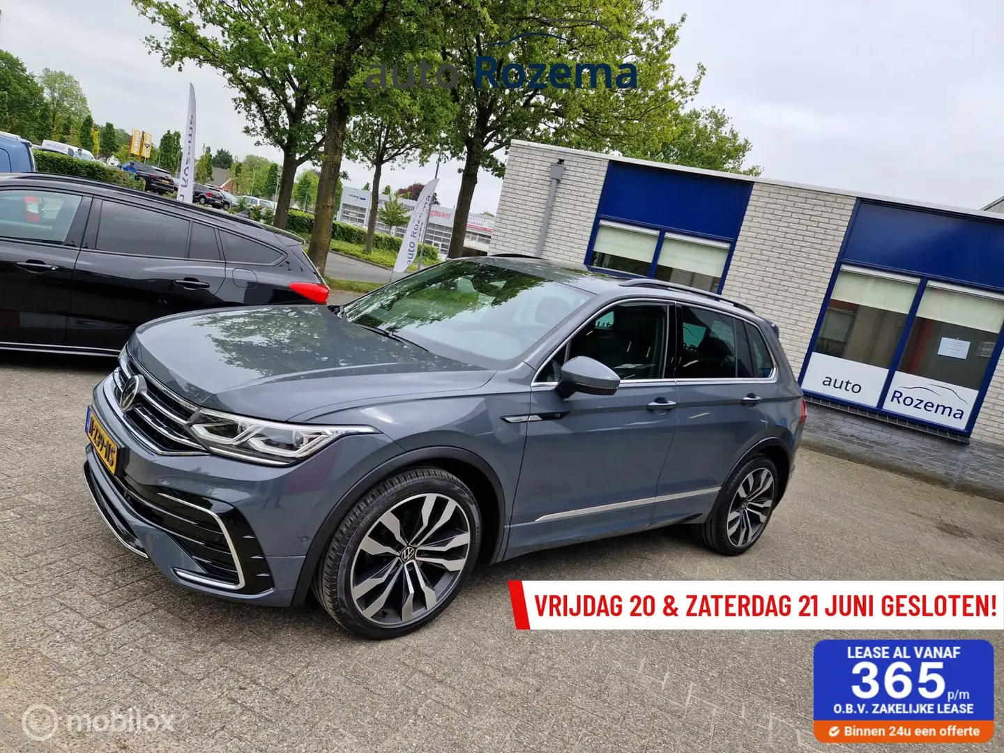 Volkswagen Tiguan 1.5 TSI R-Line Elegance 150 pk Automaat Uitz Mooi Gris - 1