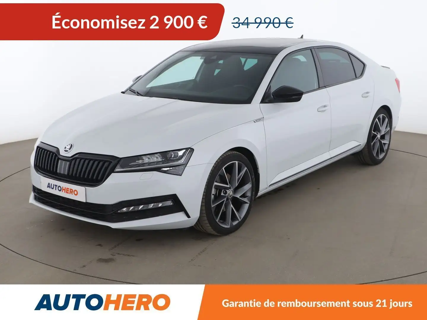 Skoda Superb 2.0 TDI SRC SportLine DSG7 Blanc - 1
