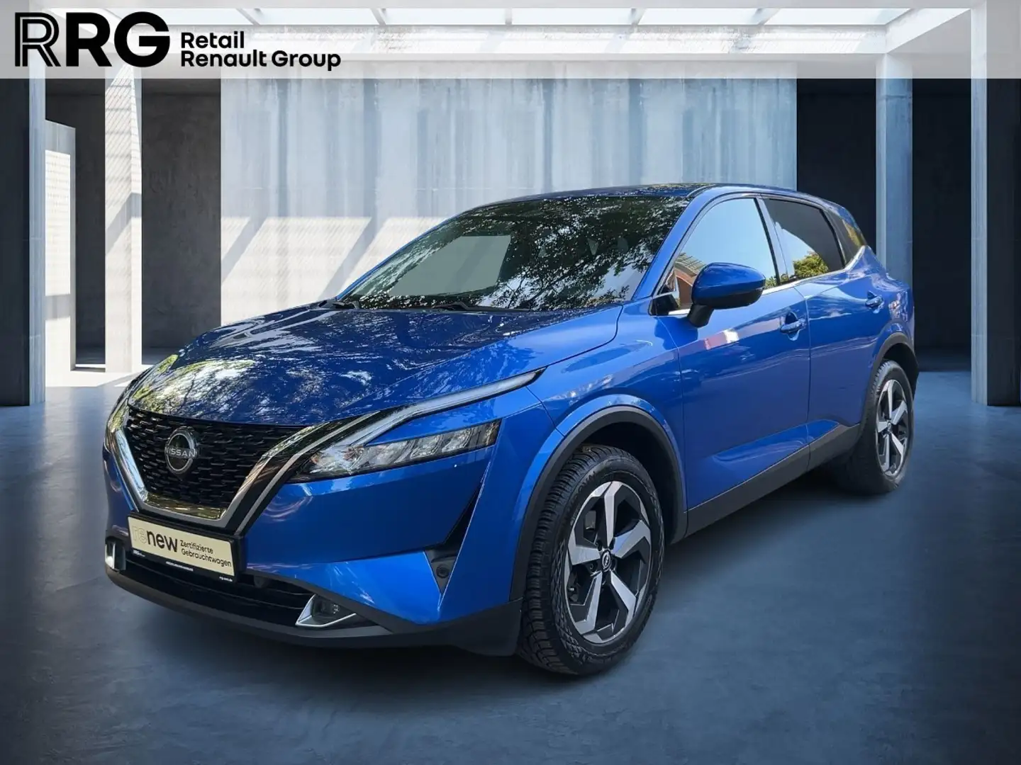 Nissan Qashqai 1.3 DIG-T N-Connecta Kamera Allwetter Modrá - 1