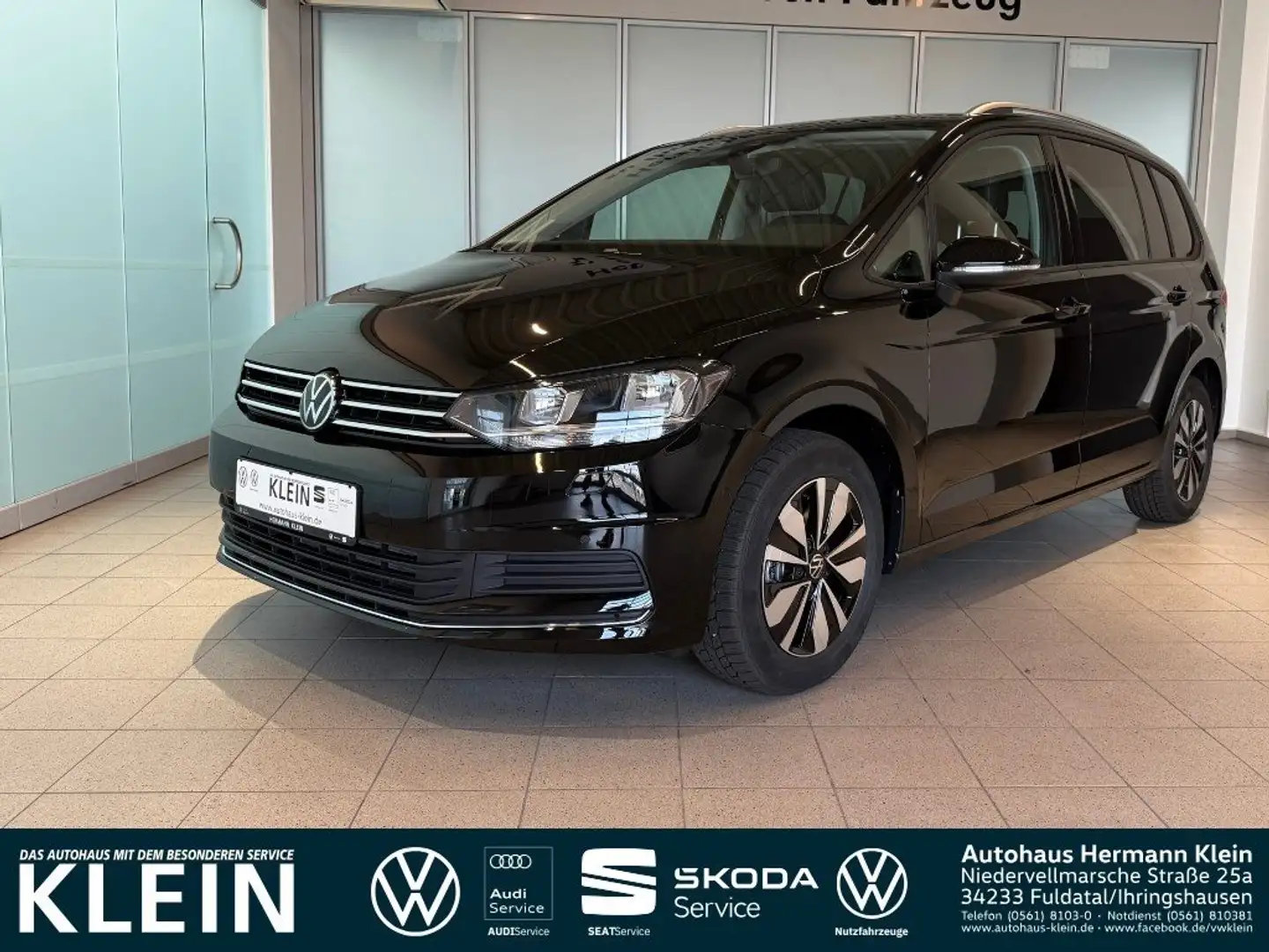 Volkswagen Touran GOAL 2,0 l TDI SCR 110 kW (150 PS) 7-Gang-Doppelku Schwarz - 1