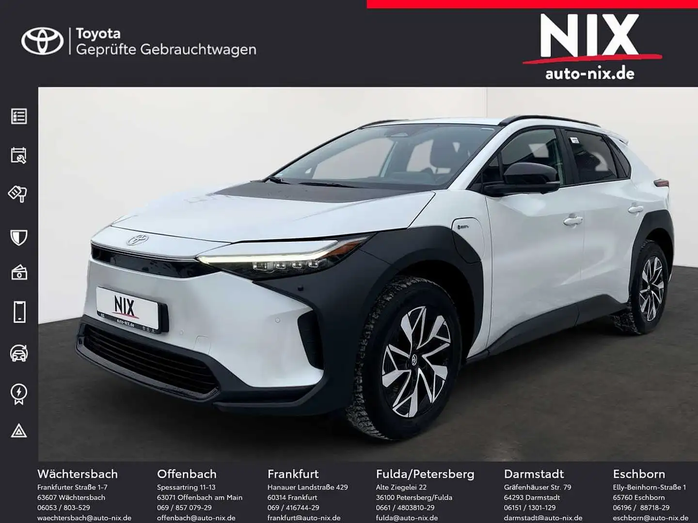 Toyota bZ4X BEV 150kWh 4x2 Team D Weiß - 1