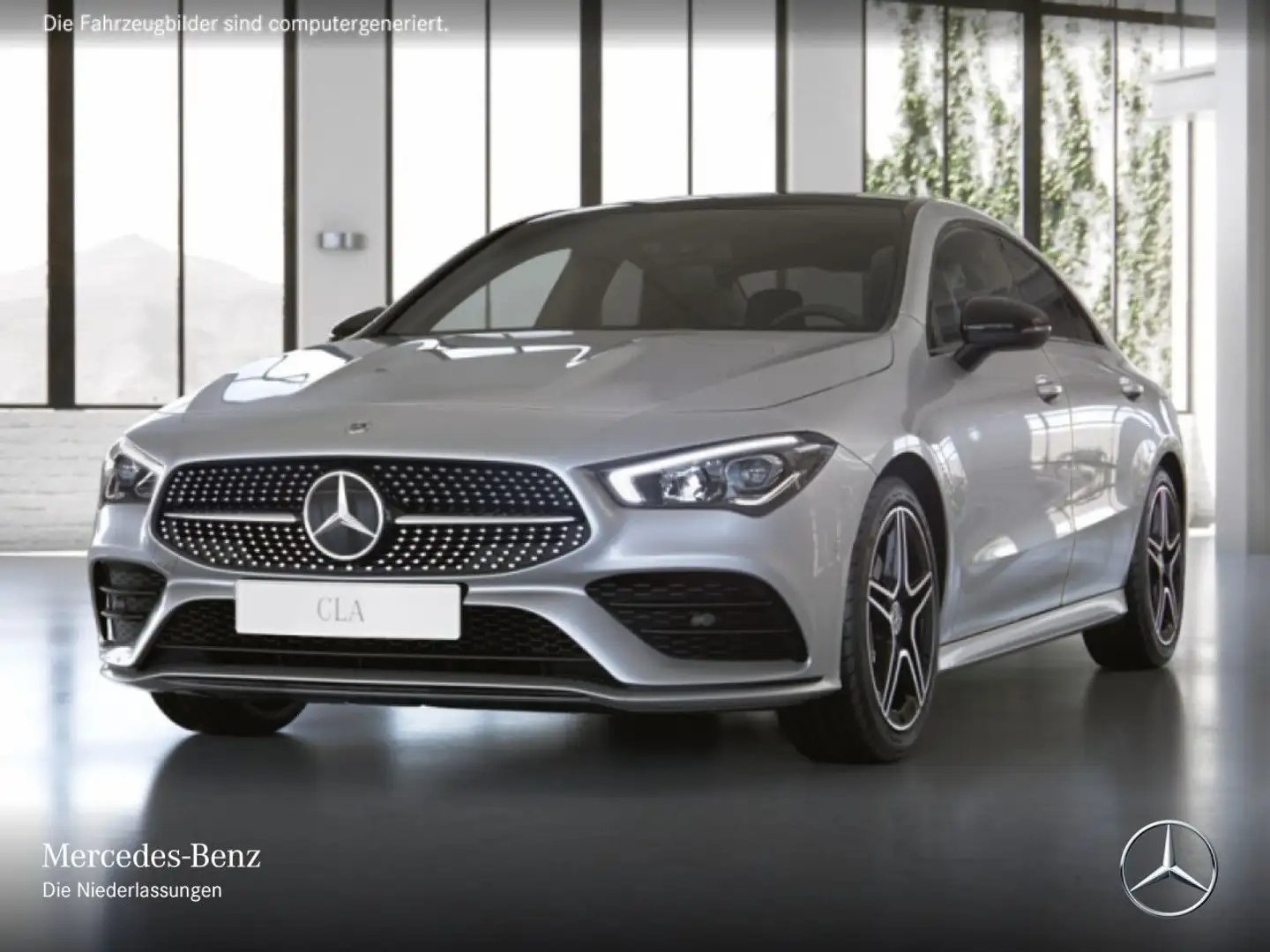 Mercedes-Benz CLA 250 e AMG+NIGHT+PANO+LED+KAMERA+8G Silber - 2