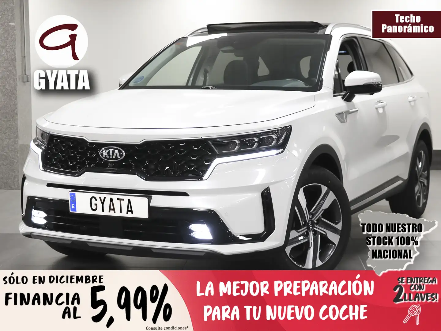 Kia Sorento 1.6 T-GDi HEV Emotion 4x2 Blanco - 1