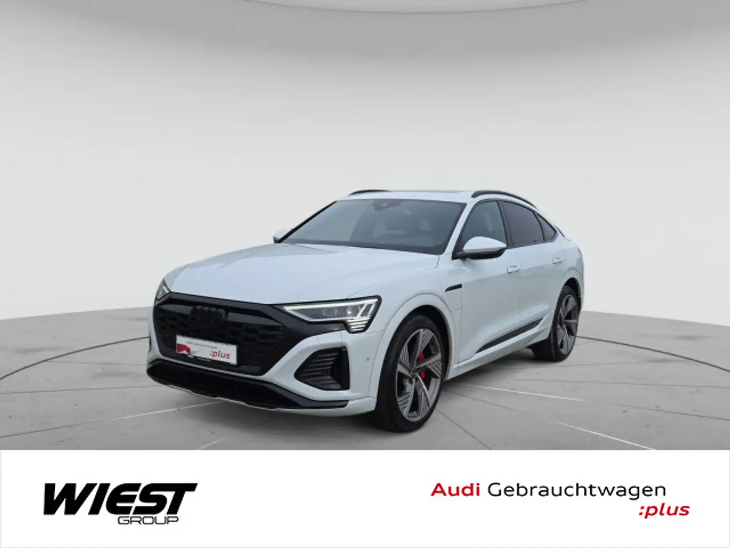 Audi Q8 e-tron S line 55, MATRIX/360°VIEW/A Weiß - 1