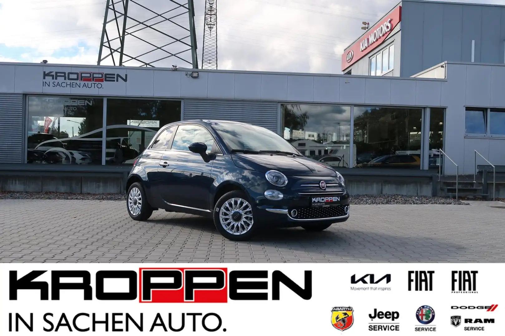 Fiat 500 Hatchback MY23 1.0 GSE Hybrid Navi Klima PDC Blau - 1