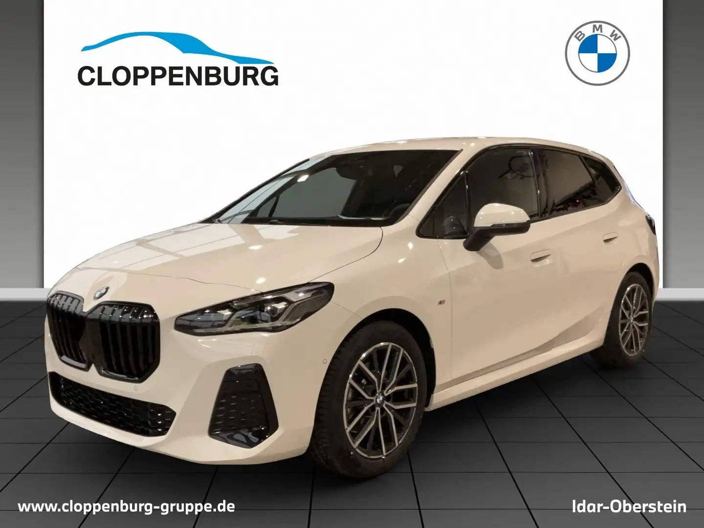 BMW 220 i Active Tourer M Sportpaket+AHK+HK +LED+Shz+Lhz Blanc - 1