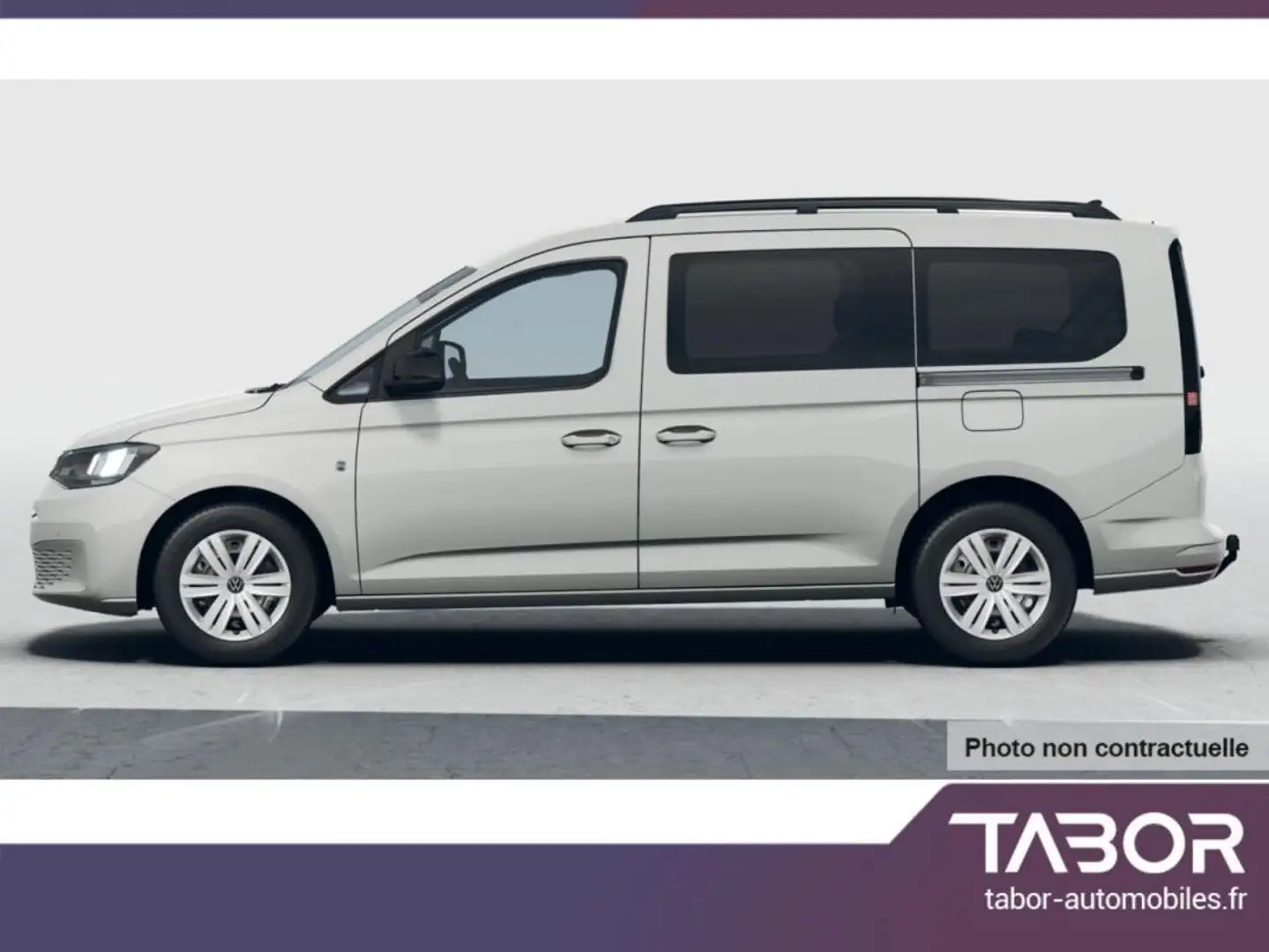 Volkswagen Caddy Maxi 2.0 TDI 102 7PL DigCo Cam Blanc - 2