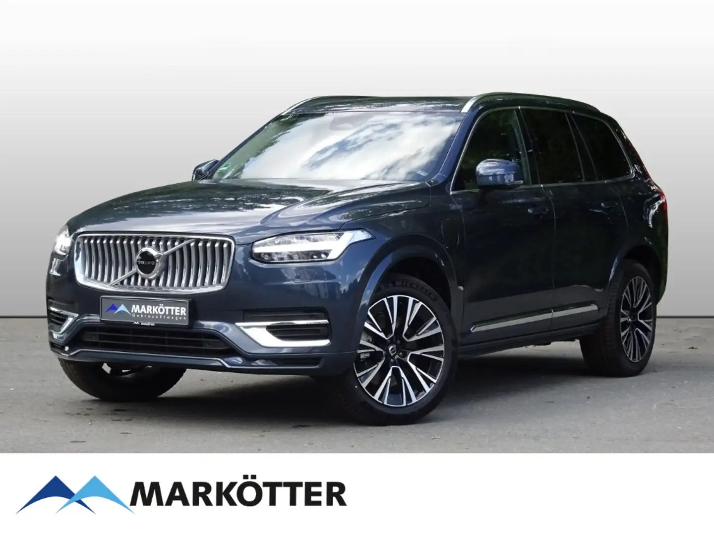 Volvo XC90 T8 Core Recharge AWD 7-Sitzer/NAVI/ACC/AHK/ Blau - 1