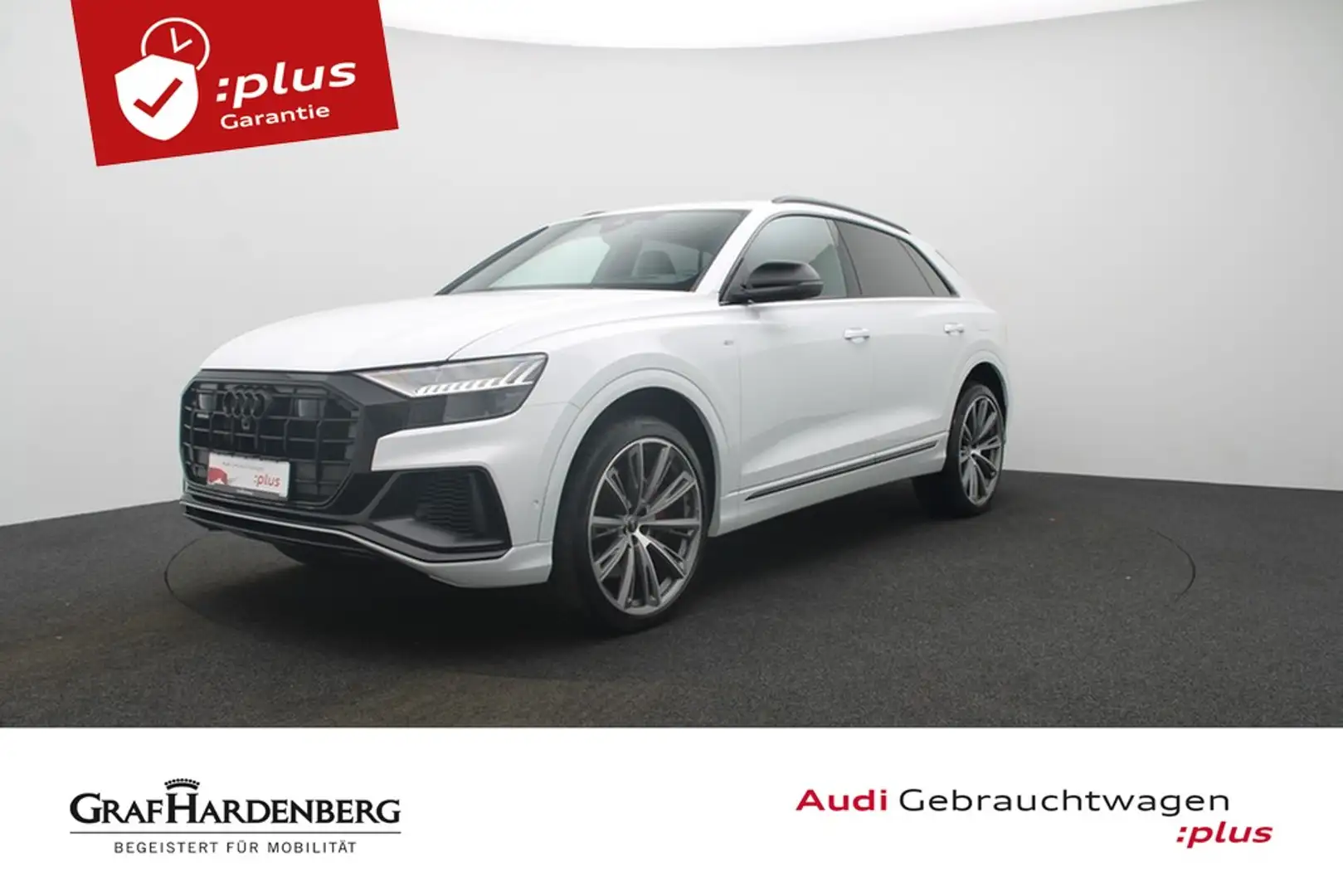Audi Q8 55 TFSI e quattro S line LED Navi Pano AHK Weiß - 1