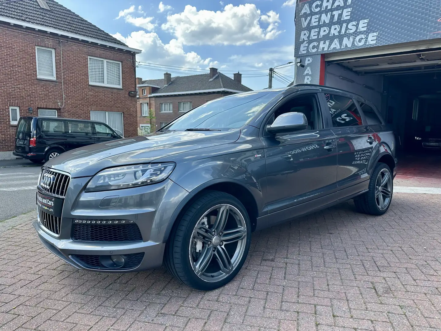 Audi Q7 Q7 3.0 TDi V6 S line AUTOMAT 7 PLACES FULL OPTIONS Grijs - 1