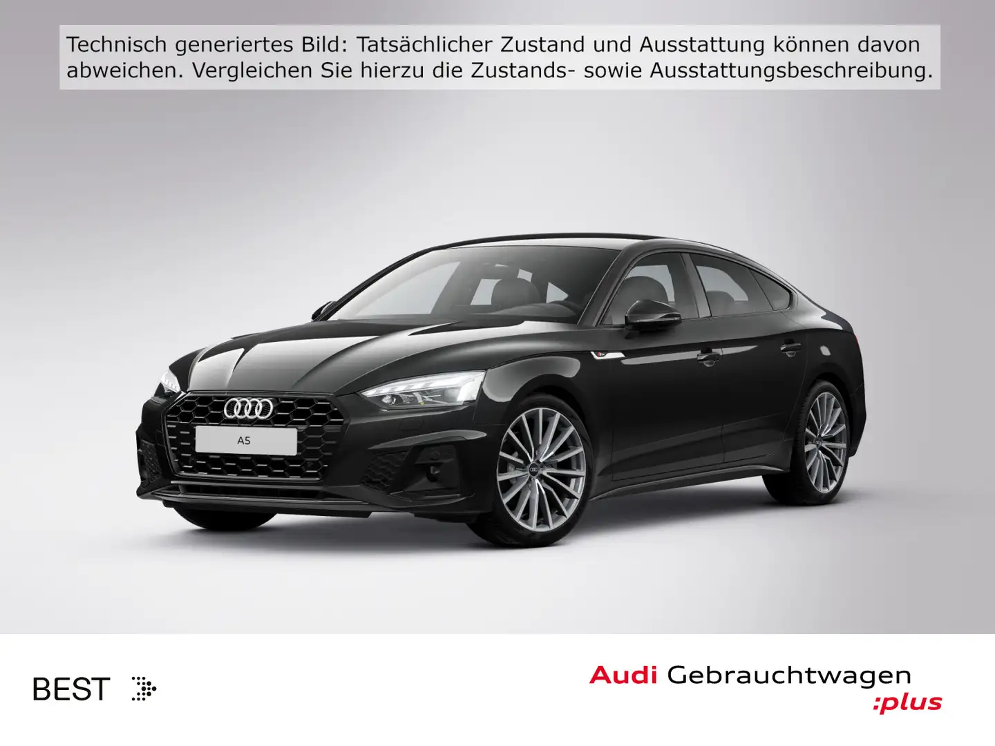 Audi A5 S line 35 TDI Matrix*Navi*Parken Schwarz - 1