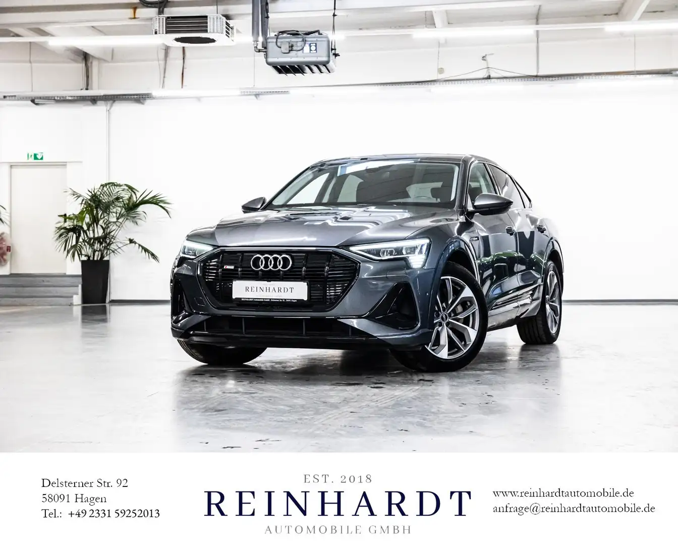 Audi e-tron 55 SPORTBACK 2x S LINE BLACK/ACC/PANO/VC+ Grau - 1