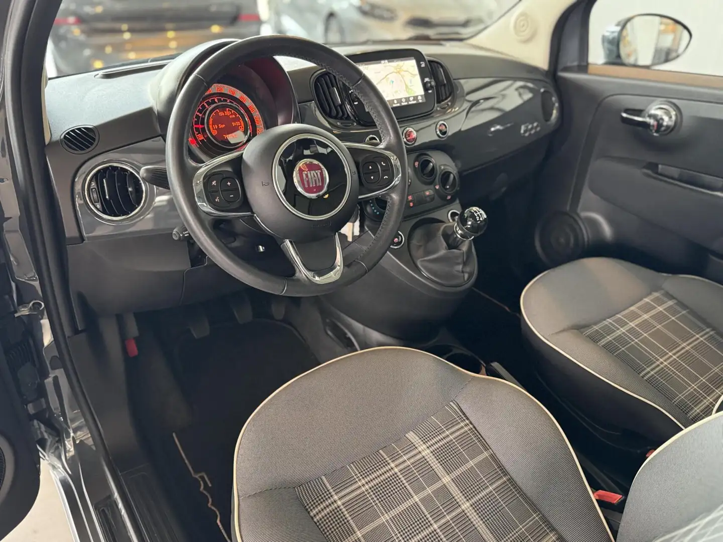Fiat 500 0.9 TwinAir Turbo Lounge|Navi|Cruise Control|Schui Grau - 2