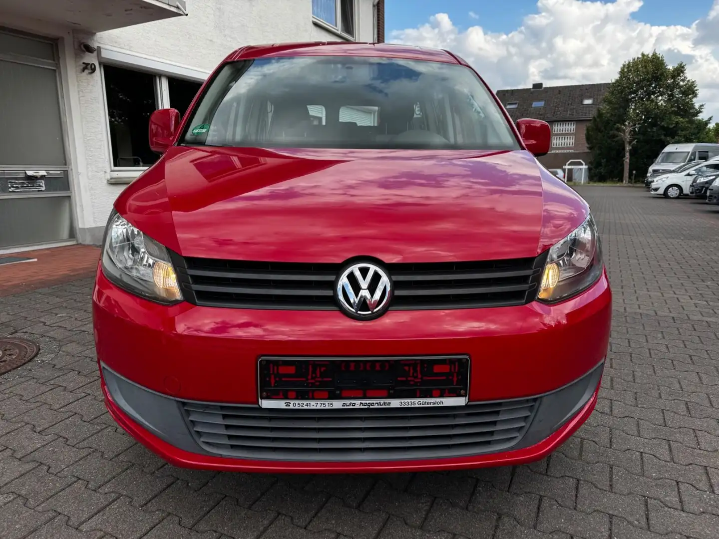 Volkswagen Caddy Maxi Klima 7-Sitzer uvm. Rot - 2