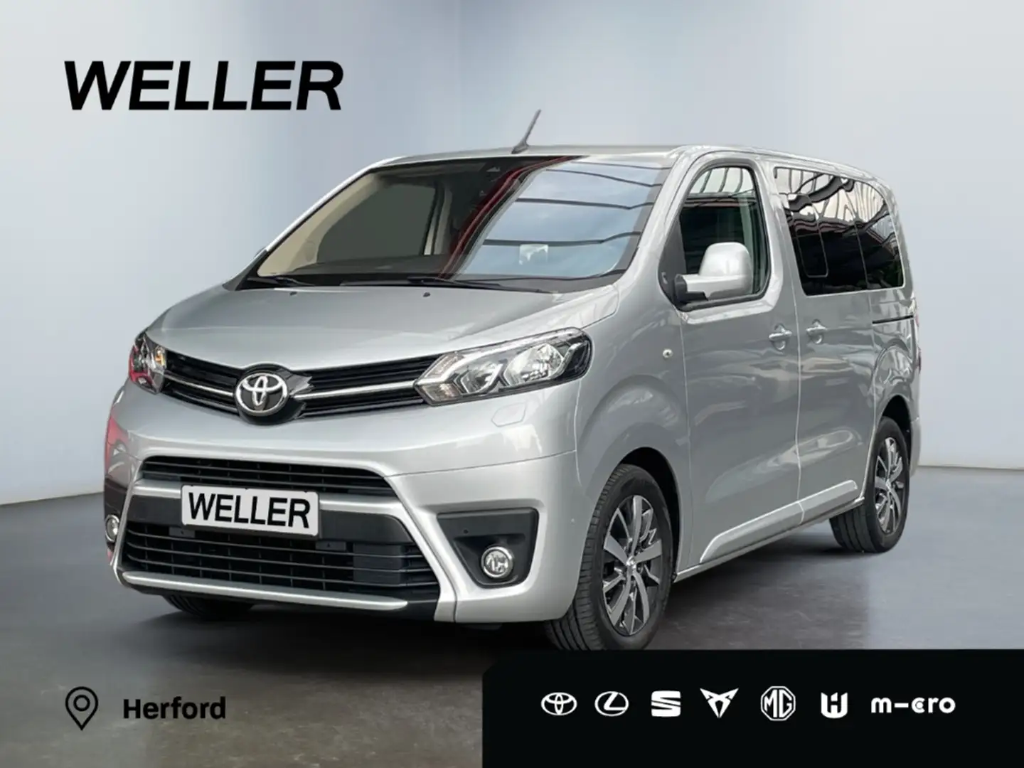 Toyota Proace 2,0l-D-4D Verso Family compact *AHK*Rcam* Plateado - 1
