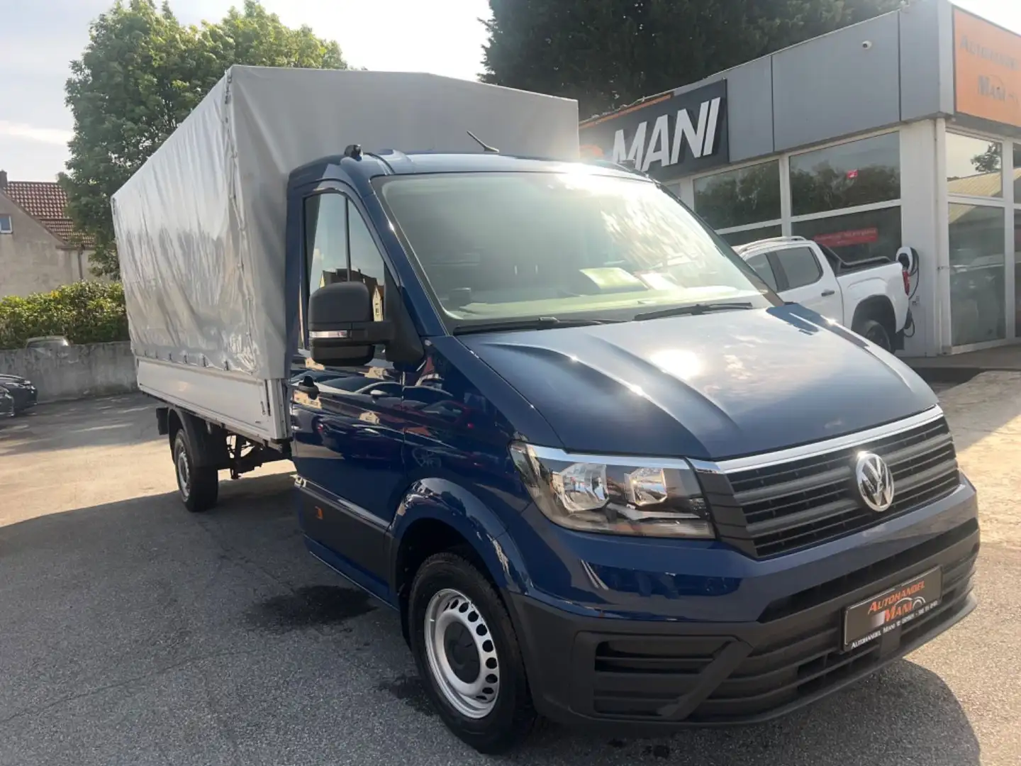 Volkswagen Crafter Pritsche 35 lang FWD/ACC/Klima/DSG/AHK/ Blau - 1