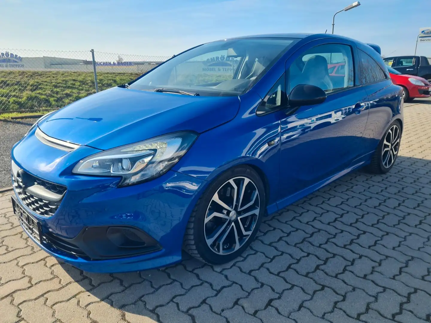 Opel Corsa E OPC Top Ausstattung + Tuning Niebieski - 2