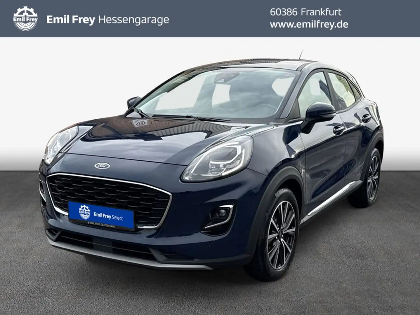 Ford Puma 1.0 EcoBoost Hybrid TITANIUM Bleu - 1