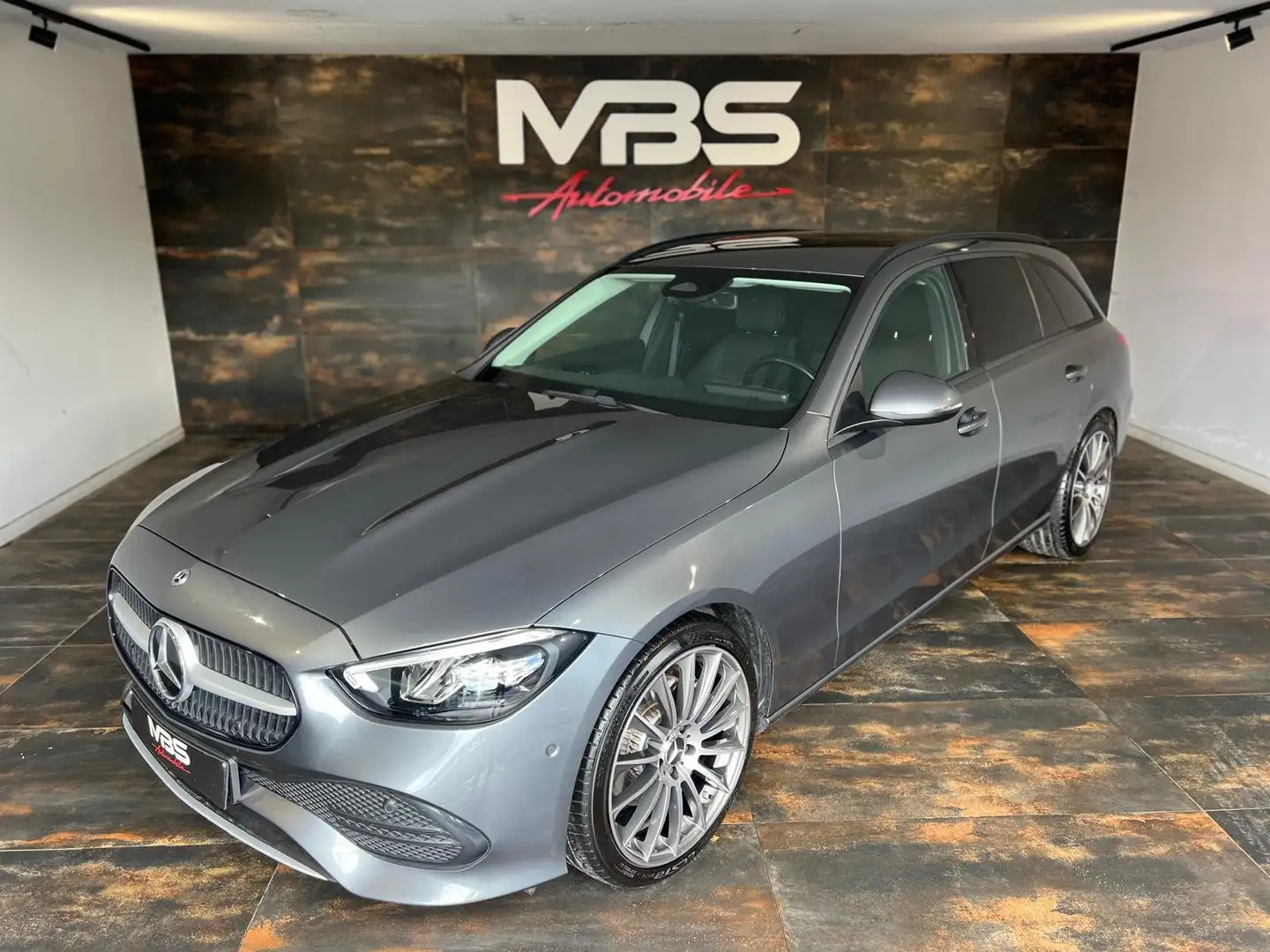 Mercedes-Benz C 200 C200d *CAMERA *AUTO *LOOK AMG *FEUX LED *CARPLAY Grijs - 2