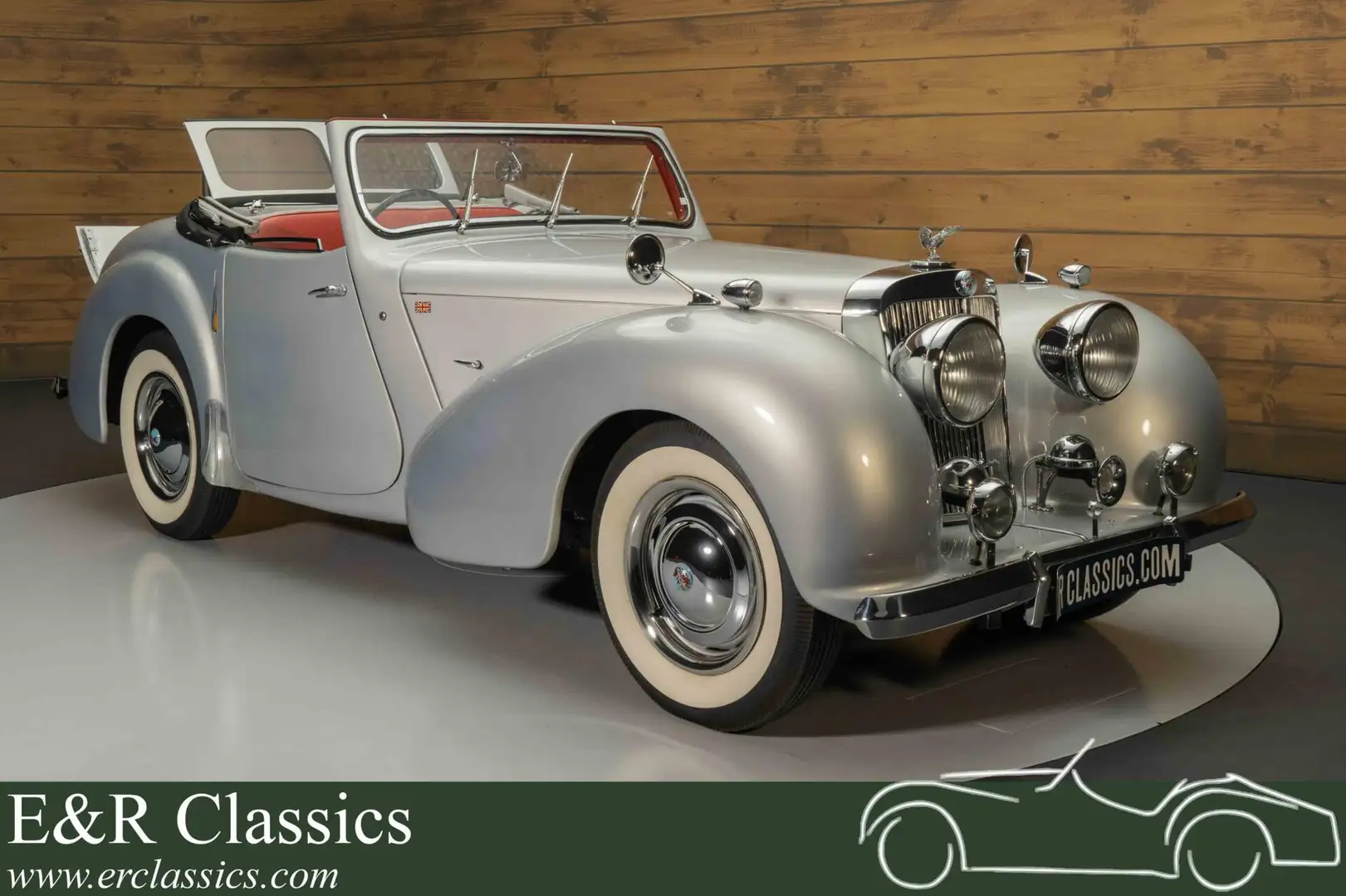 Triumph Roadster 2000 | Gerestaureerd | Zeldzaam | 1949 Gri - 1