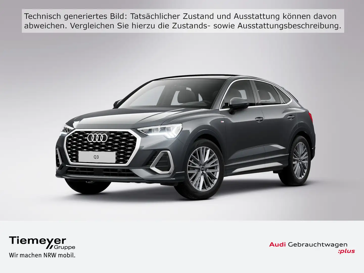 Audi Q3 35 TDI 2x S LINE LM19 PANO LED ASSI Grau - 1