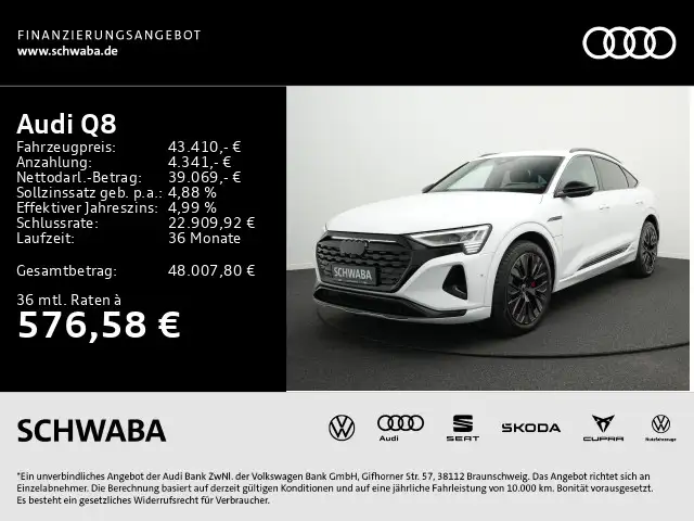 Audi Q8 Sportback 50 e-tron qu. S line*AHK*MATRIX*ACC